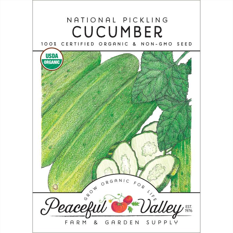 National Pickling Cucumber Seeds (Organic) - Blessings Grow Meadows