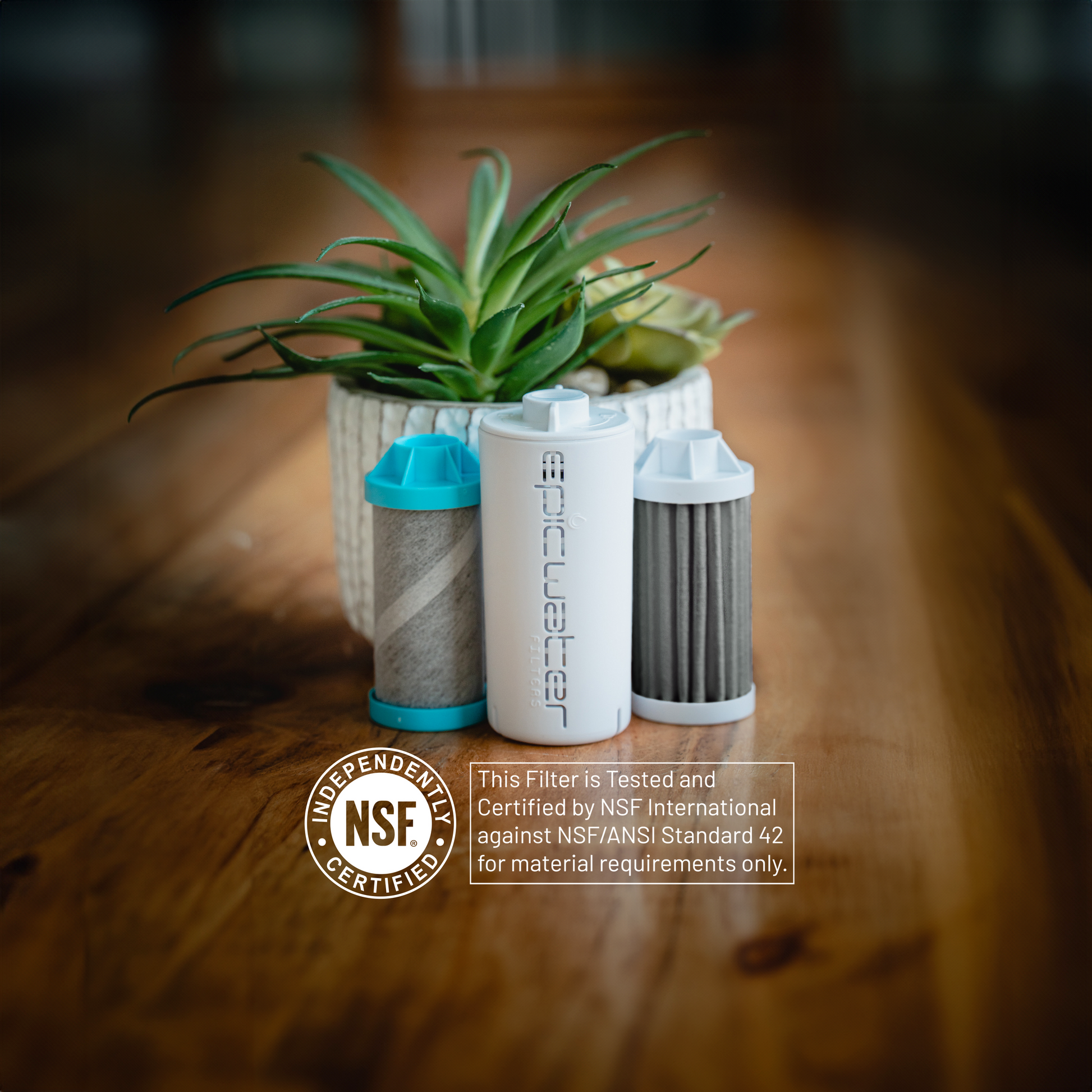 Epic Water Filters USA Nalgene OG Leggitt & LaClair art bottle with 32oz and 48oz sizes, featuring modern design and durable plastic.