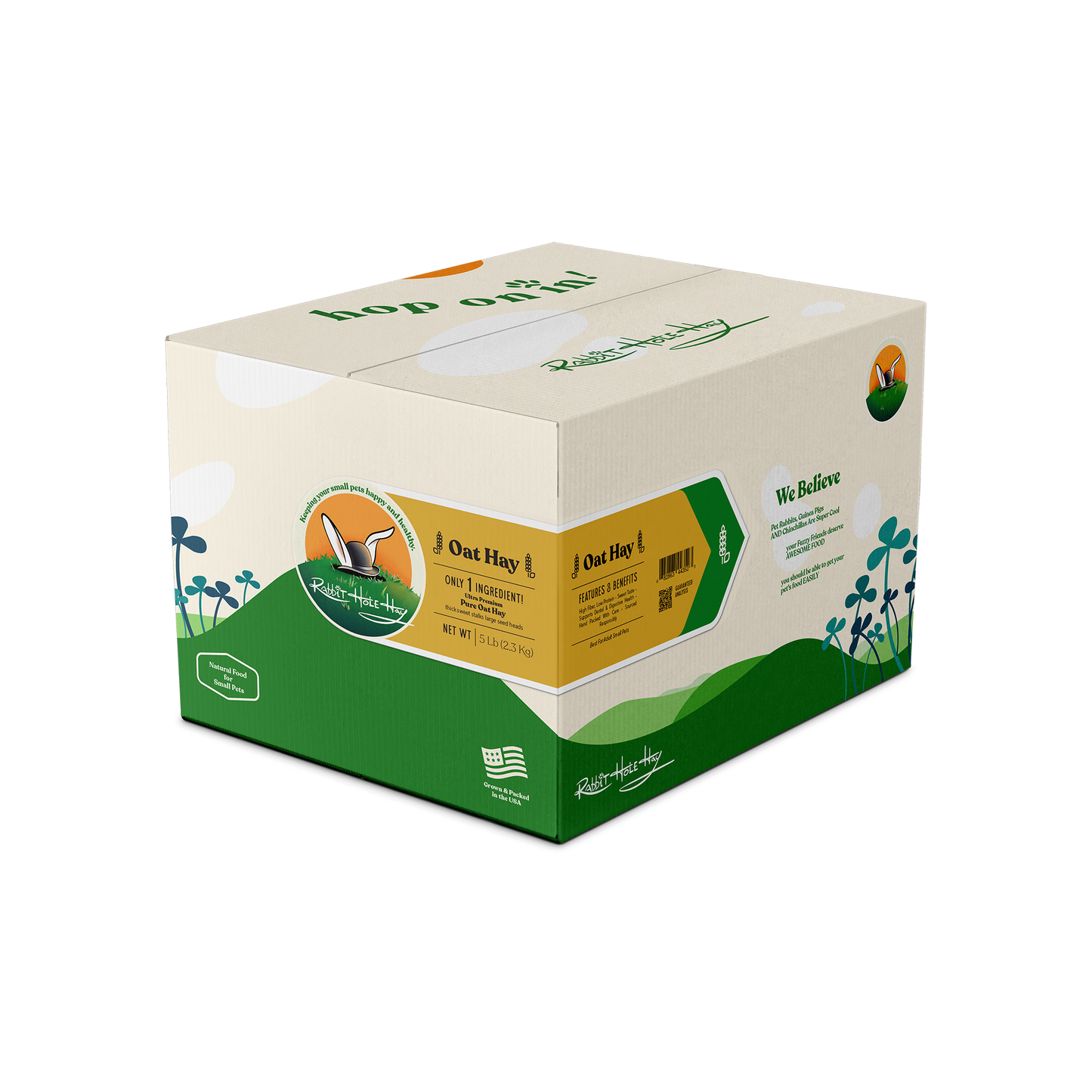 Rabbit Hole Hay Ultra Premium Oat Hay - Rabbit Hole Hay ~ Blessings Grow Meadows