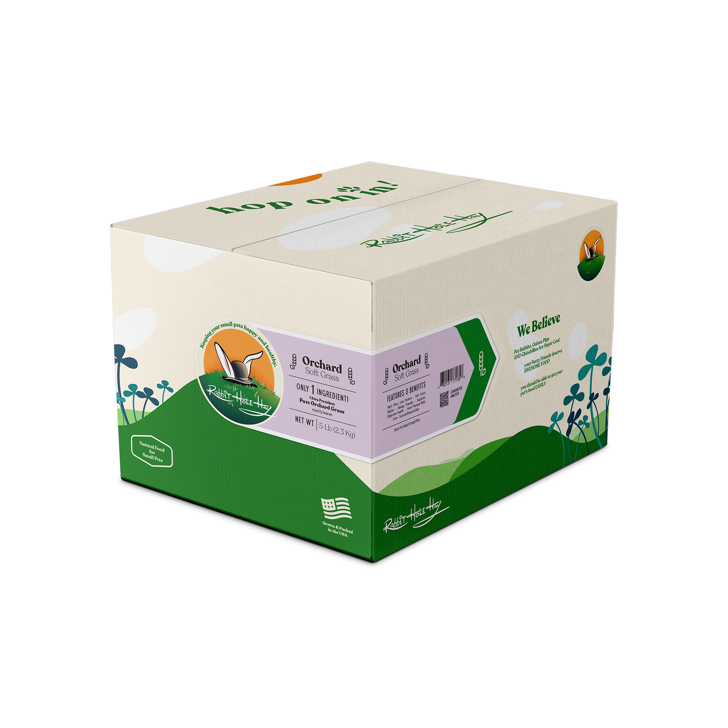 Rabbit Hole Hay Ultra Premium Soft Orchard Grass - Rabbit Hole Hay ~ Blessings Grow Meadows
