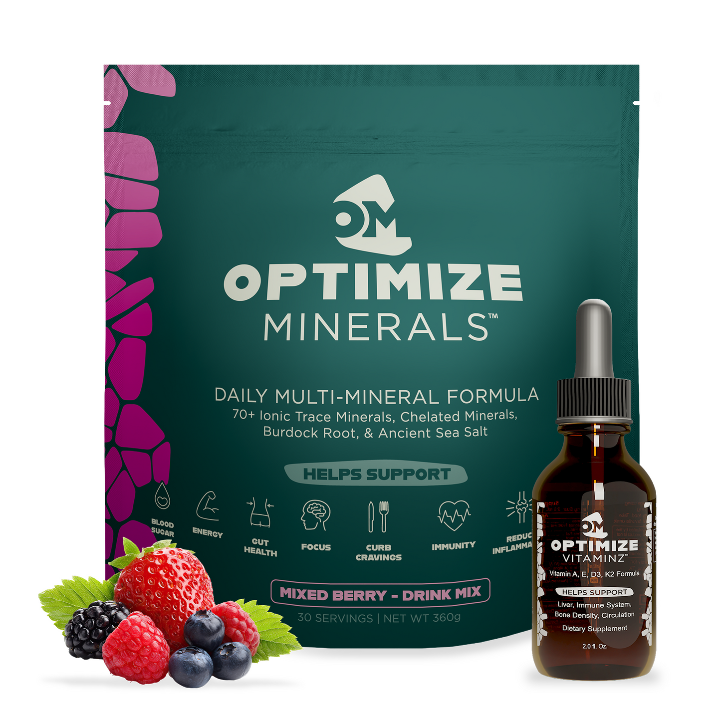 OPTIMIZE MINERALS AND VITAMINZ BUNDLE™️ - Blessings Grow Meadows