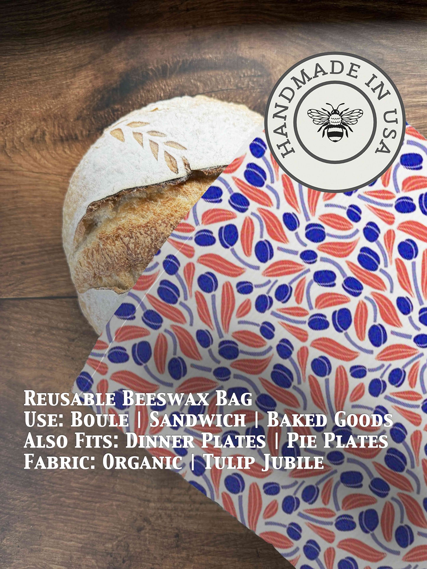 Bread Bag | Beeswaxed - Five Oaks Farm ~ Blessings Grow Meadows