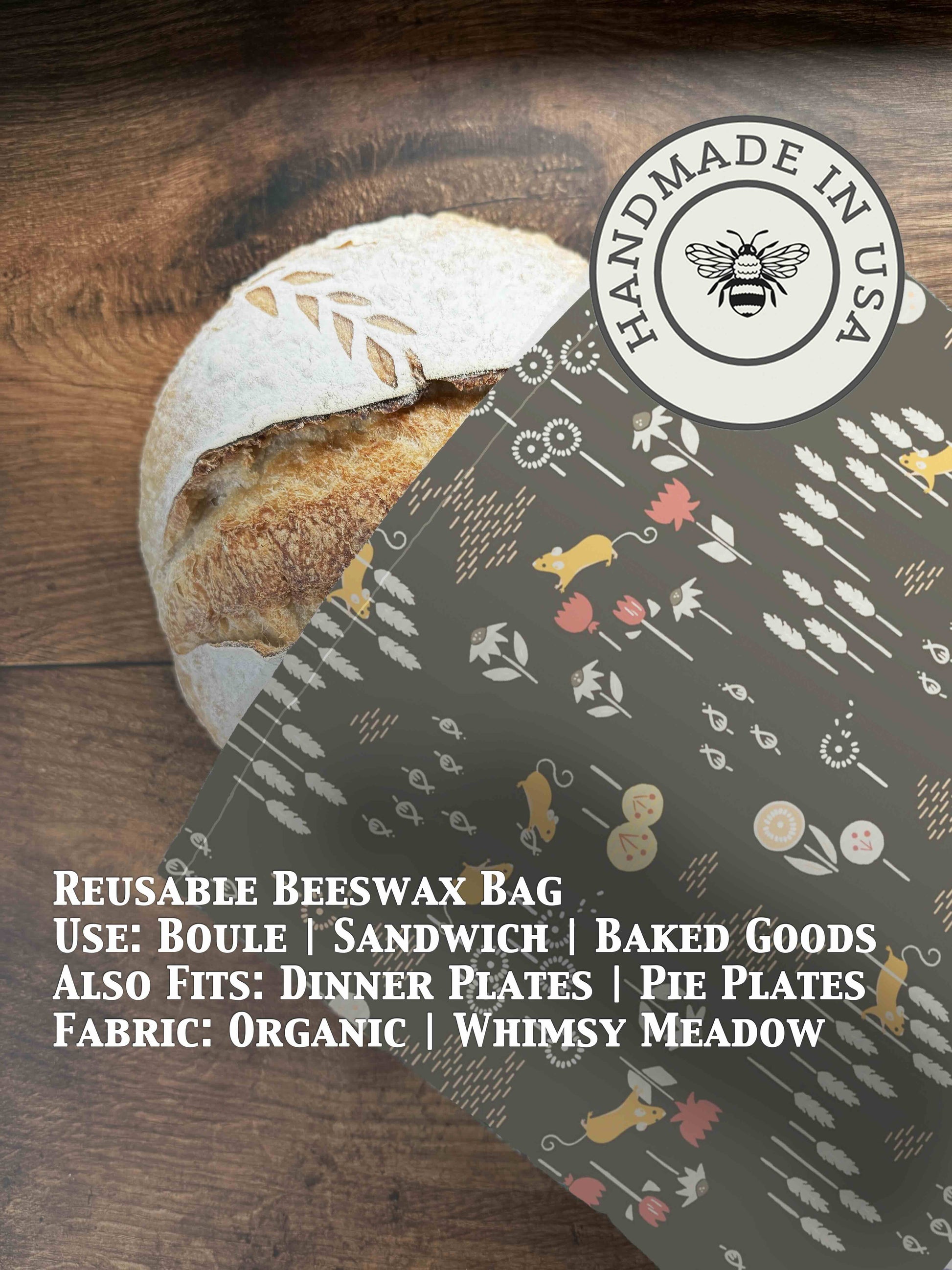 Bread Bag | Beeswaxed - Five Oaks Farm ~ Blessings Grow Meadows