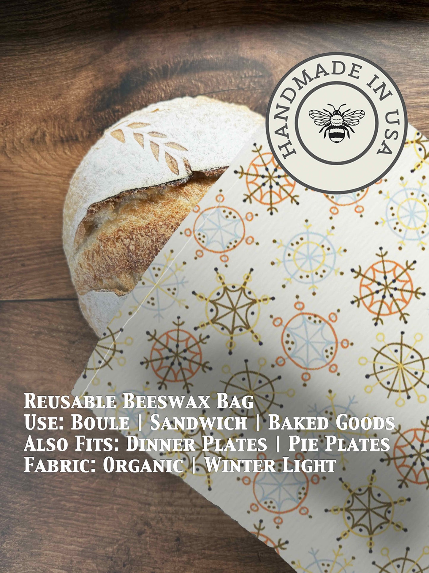 Bread Bag | Beeswaxed - Five Oaks Farm ~ Blessings Grow Meadows