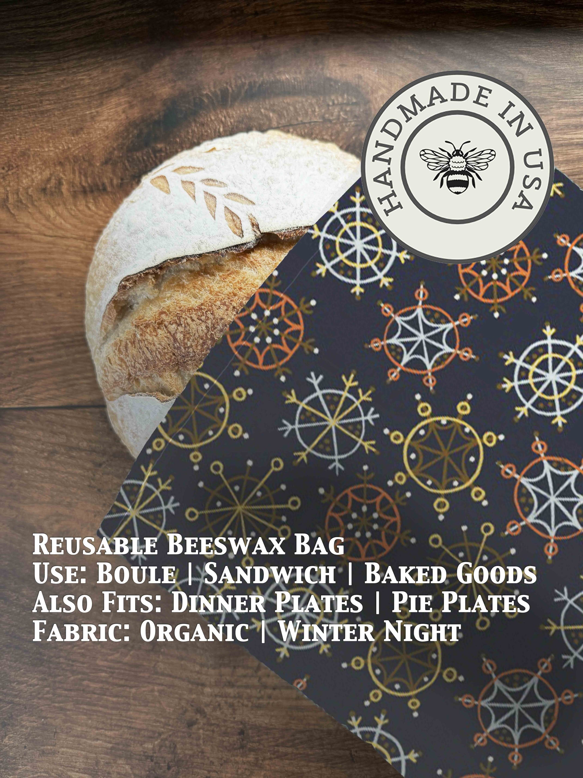 Bread Bag | Beeswaxed - Five Oaks Farm ~ Blessings Grow Meadows