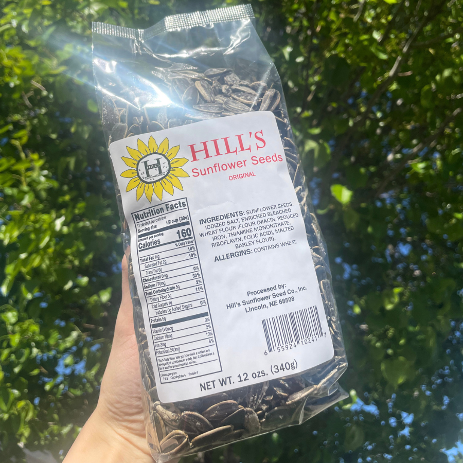 Full Salt Sunflower Seeds | 12 oz | Hill's Sunflower Seeds - BuyNebraska.com ~ Blessings Grow Meadows