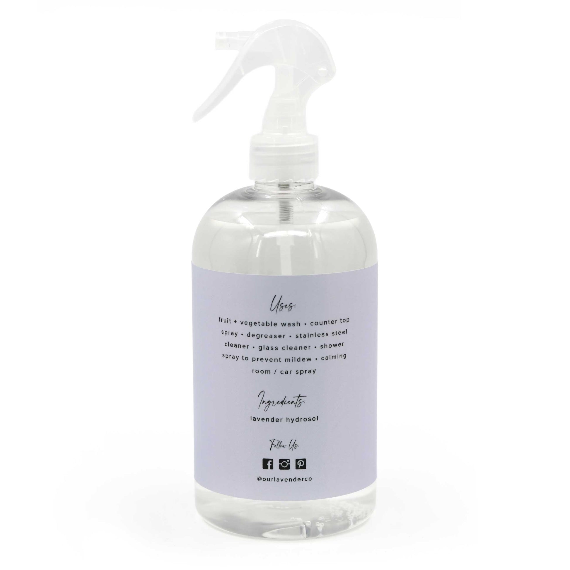 Lavender Multipurpose Cleaning Spray | Multiple Sizes | Our Lavender Co - BuyNebraska.com ~ Blessings Grow Meadows