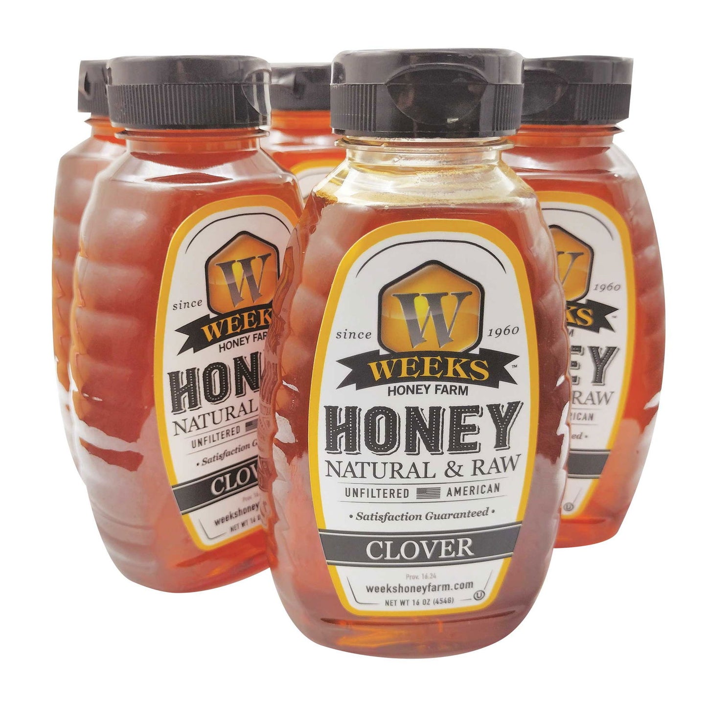 Our Best All-Natural Pure Raw Clover Honey - Blessings Grow Meadows -