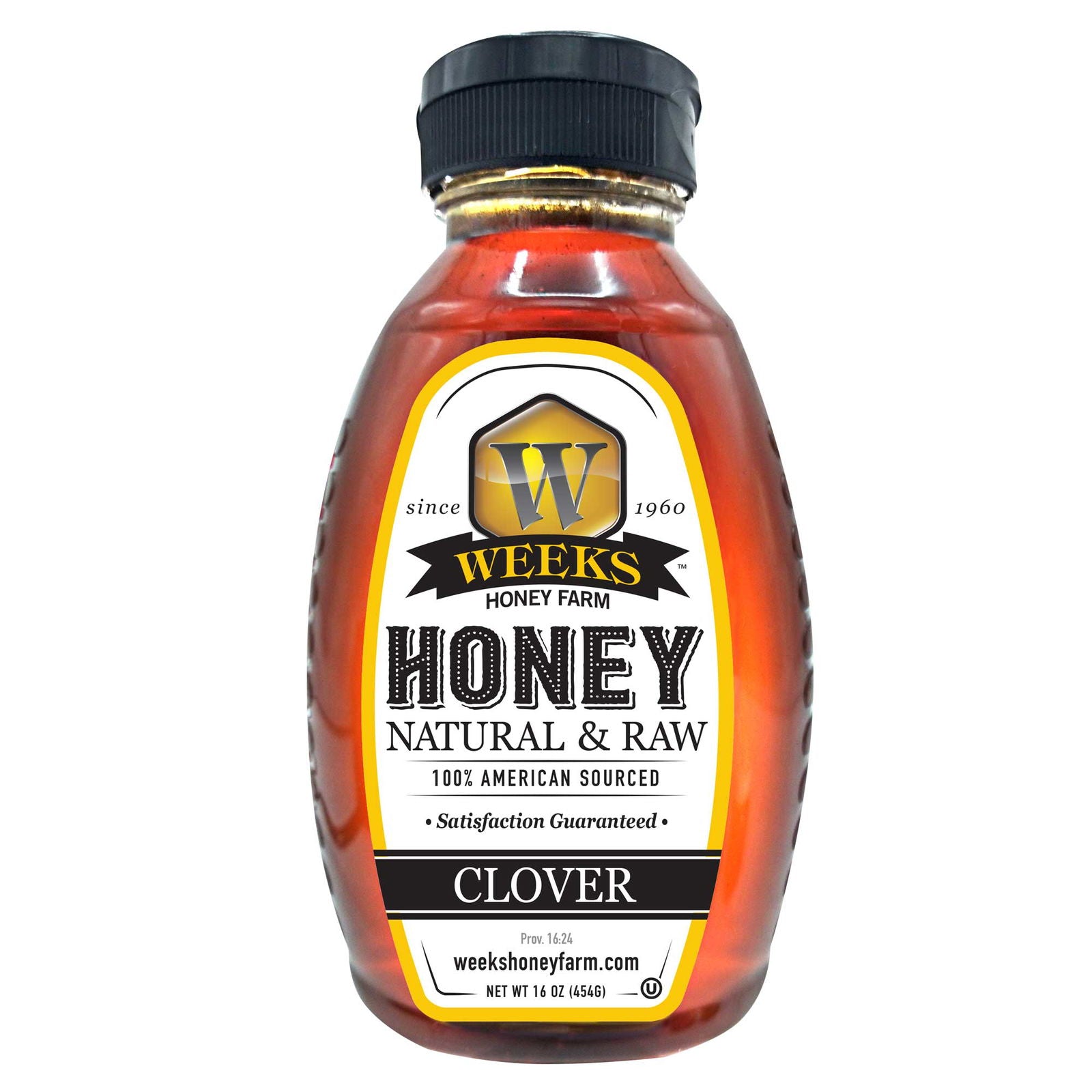 Our Best All-Natural Pure Raw Clover Honey - Blessings Grow Meadows -