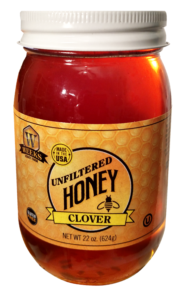 Our Best All-Natural Pure Raw Clover Honey - Blessings Grow Meadows -