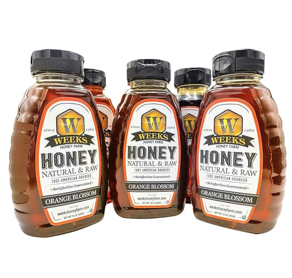 Our Best All-Natural Pure Raw Orange Blossom Honey - Blessings Grow Meadows -