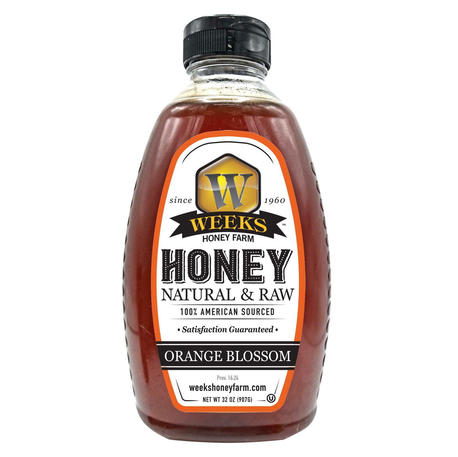 Our Best All-Natural Pure Raw Orange Blossom Honey - Blessings Grow Meadows -