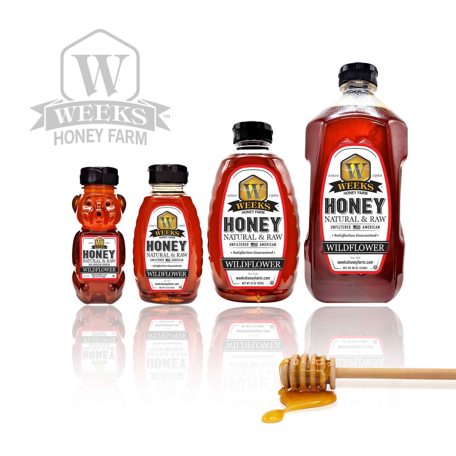 Our Best All-Natural Pure Raw Wildflower Honey - Blessings Grow Meadows -