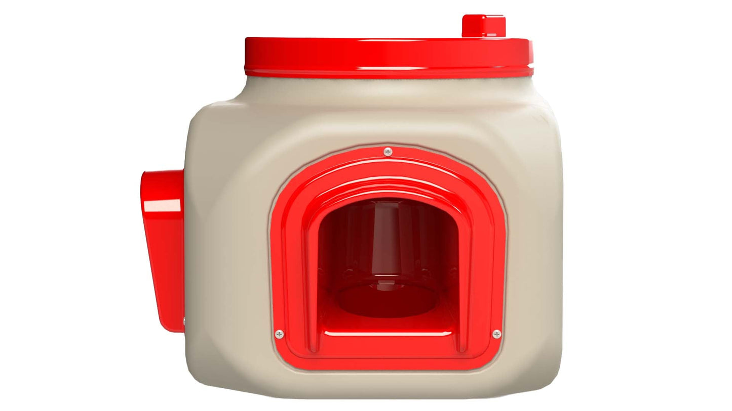 Compact Chicken Feeder - OverEZ Chicken Coop ~ Blessings Grow Meadows