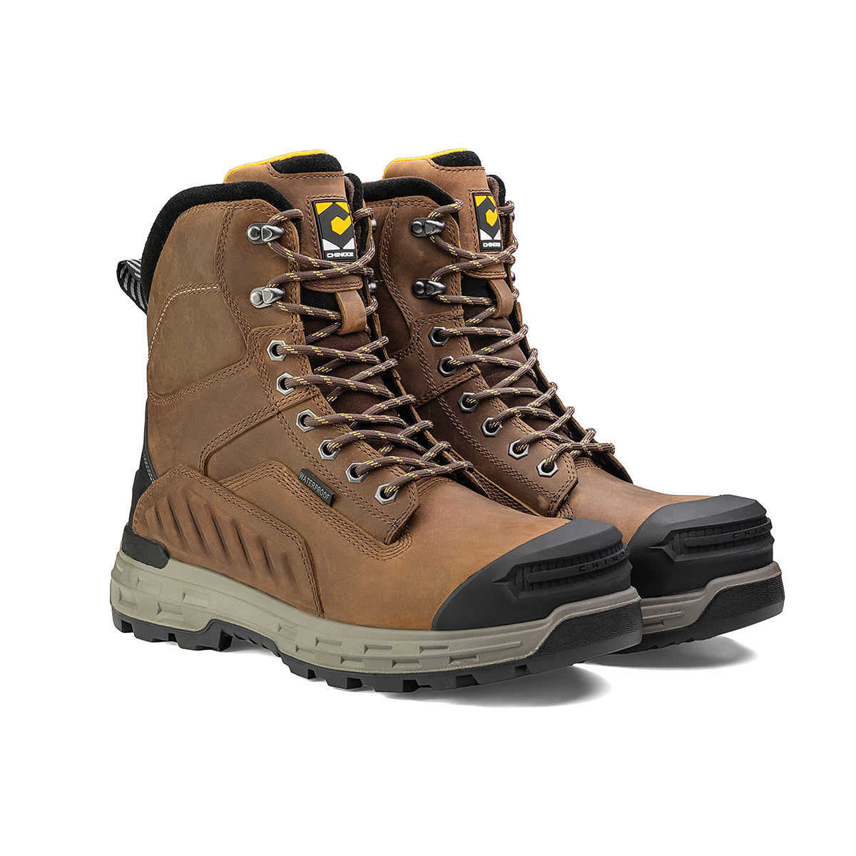 Wildwood 8” Waterproof Composite Toe Brown Boot - Made in USA - Blessings Grow Meadows