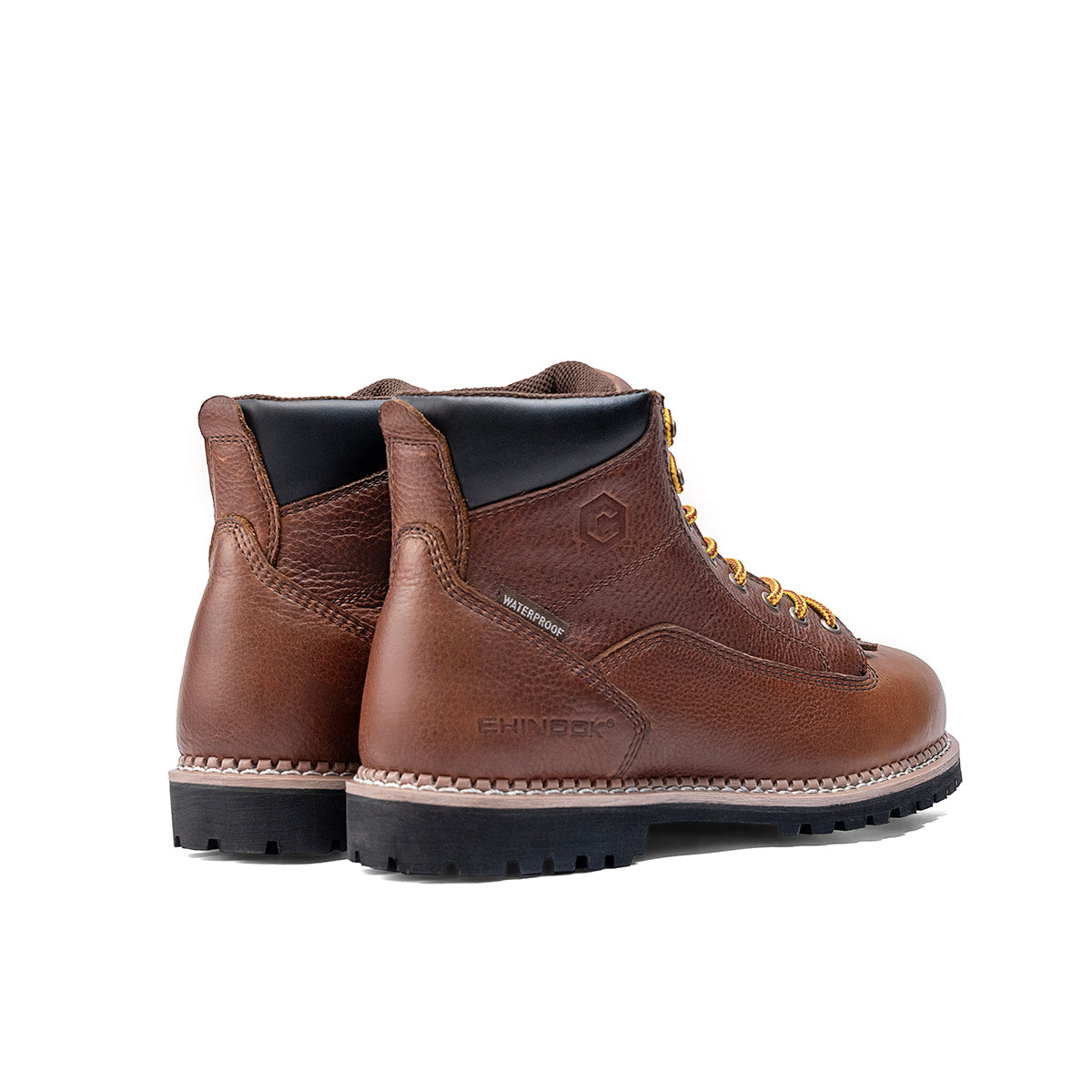 Logger 6” Men’s Waterproof Work Boot - Brown - Blessings Grow Meadows