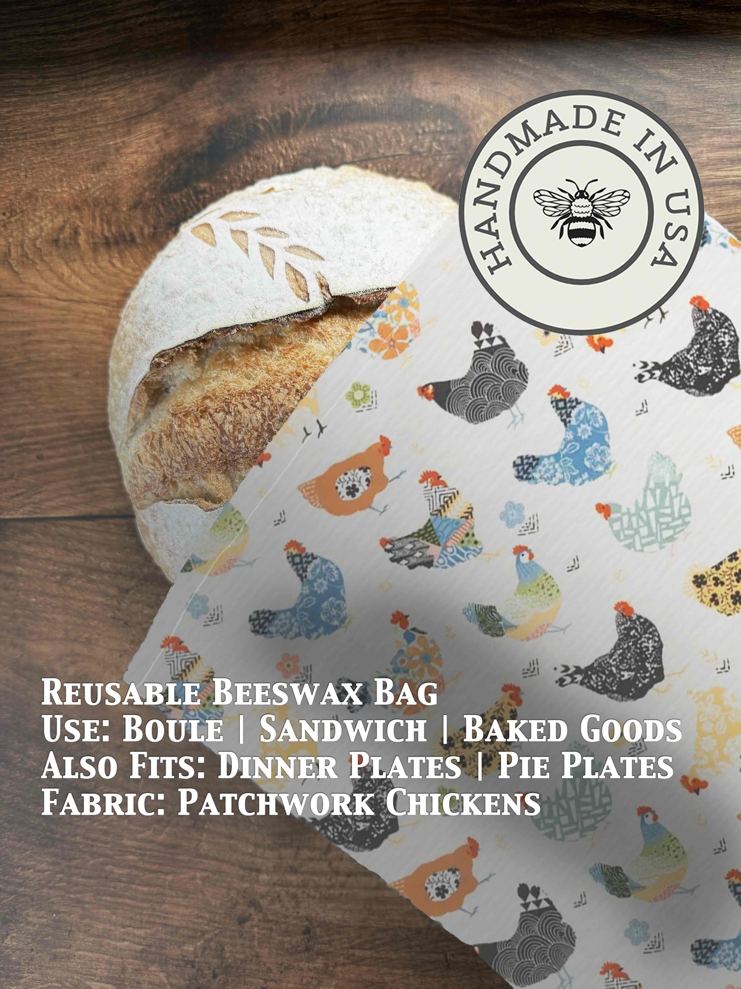 Bread Bag | Beeswaxed - Five Oaks Farm ~ Blessings Grow Meadows
