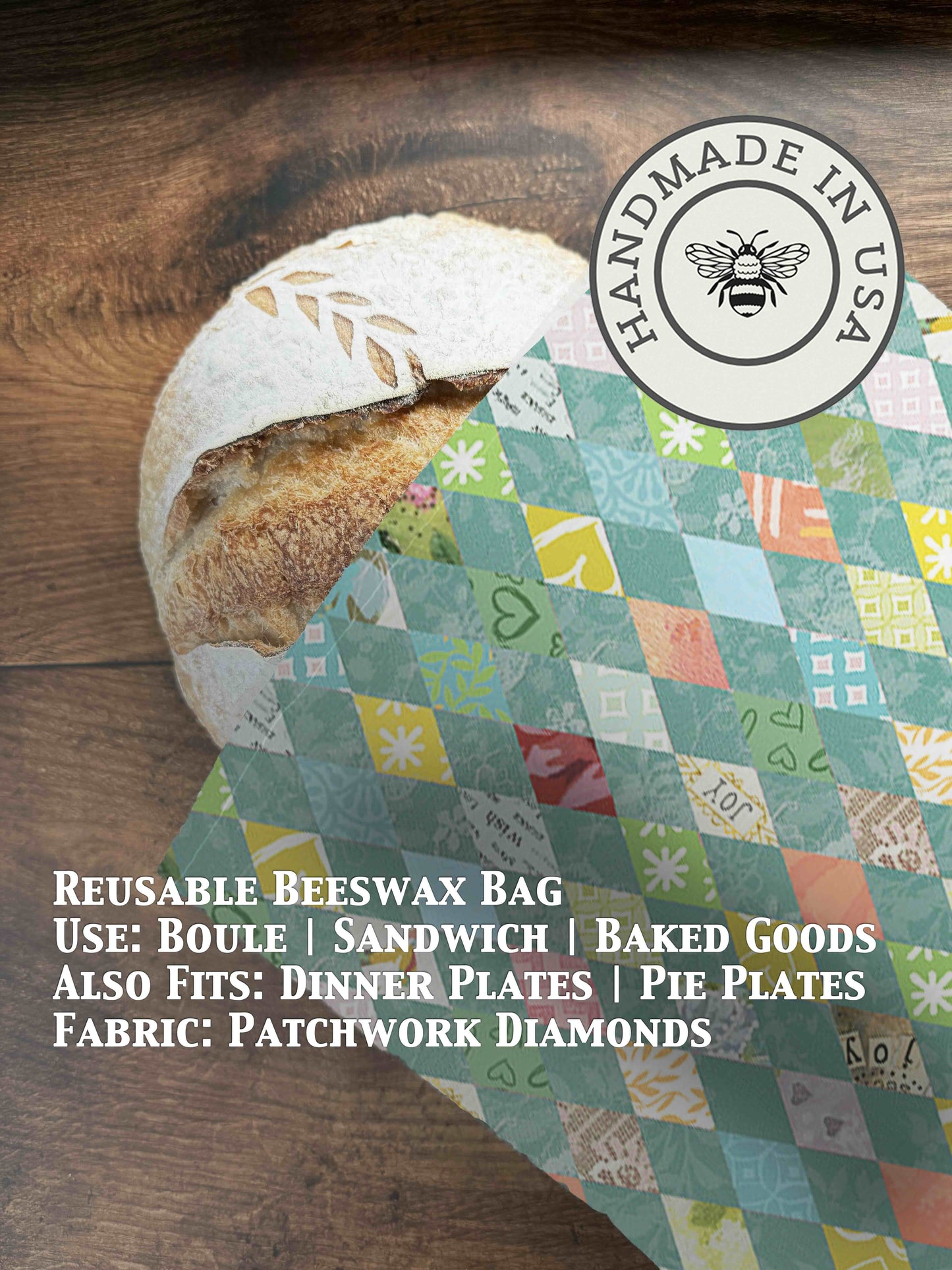 Bread Bag | Beeswaxed - Five Oaks Farm ~ Blessings Grow Meadows