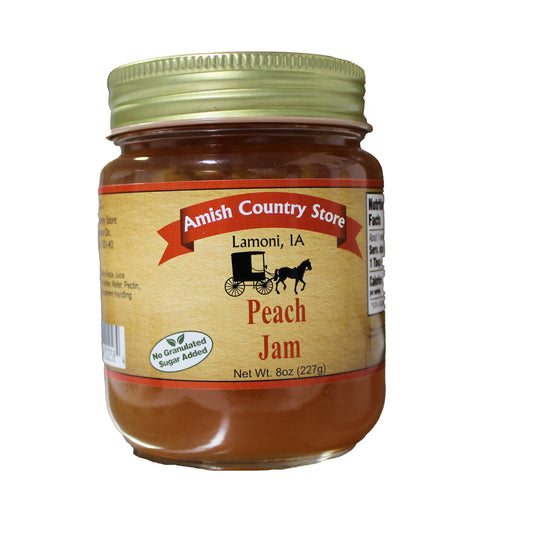 Peach Jam 8 oz - No Sugar Added