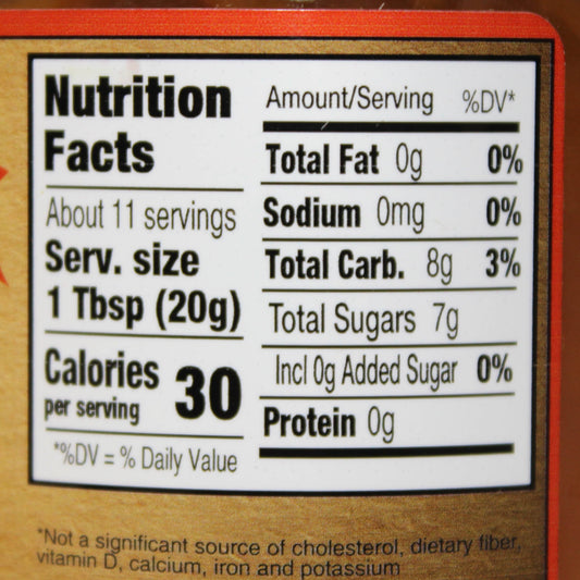 Peach Jam 8 oz - No Sugar Added