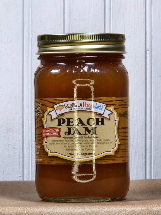 Peach Jam - No Sugar Added - Blessings Grow Meadows -