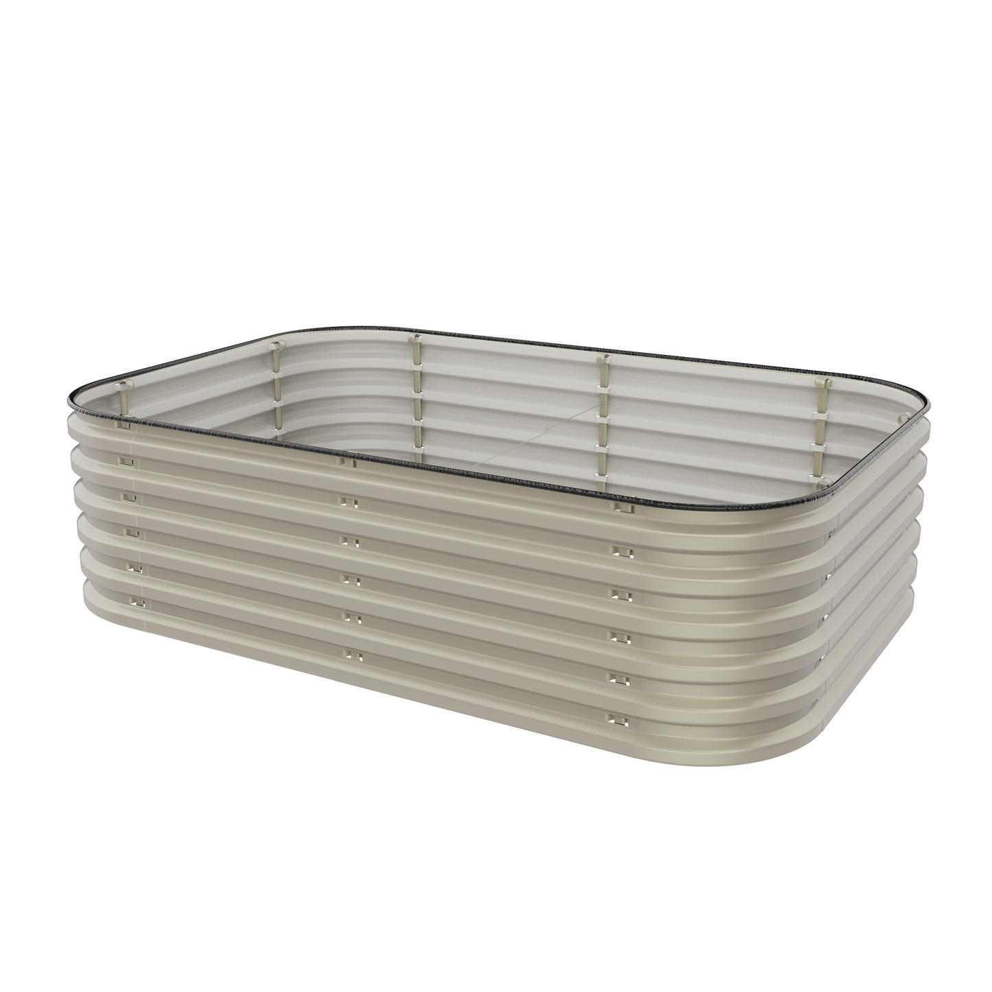 17" Tall 6 In 1 "No Tools Needed" Premium Metal Raised Garden Bed Kit - Gro-Rite Garden Global LLC ~ Blessings Grow Meadows