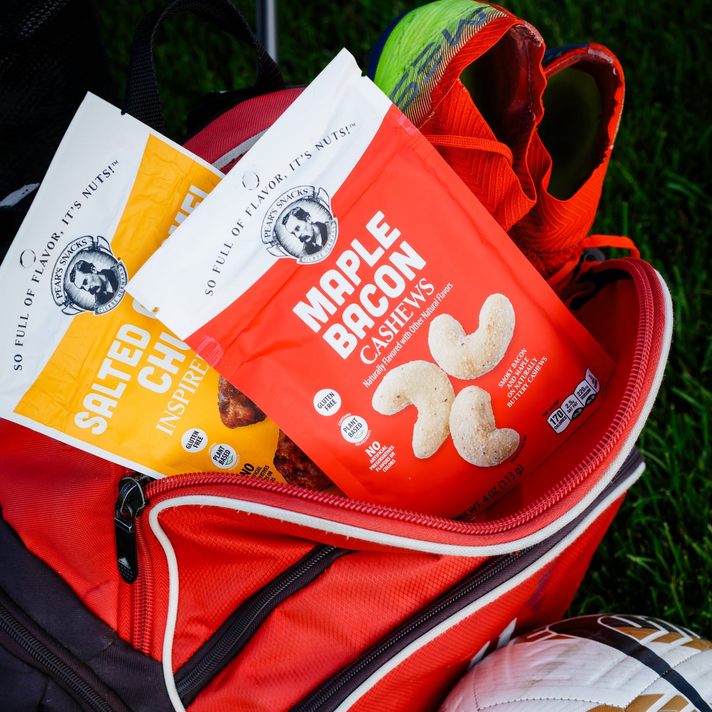 Salted Caramel Churro Inspired Almonds | Pack of 3 | 4.5 oz | Brenmar - BuyNebraska.com ~ Blessings Grow Meadows