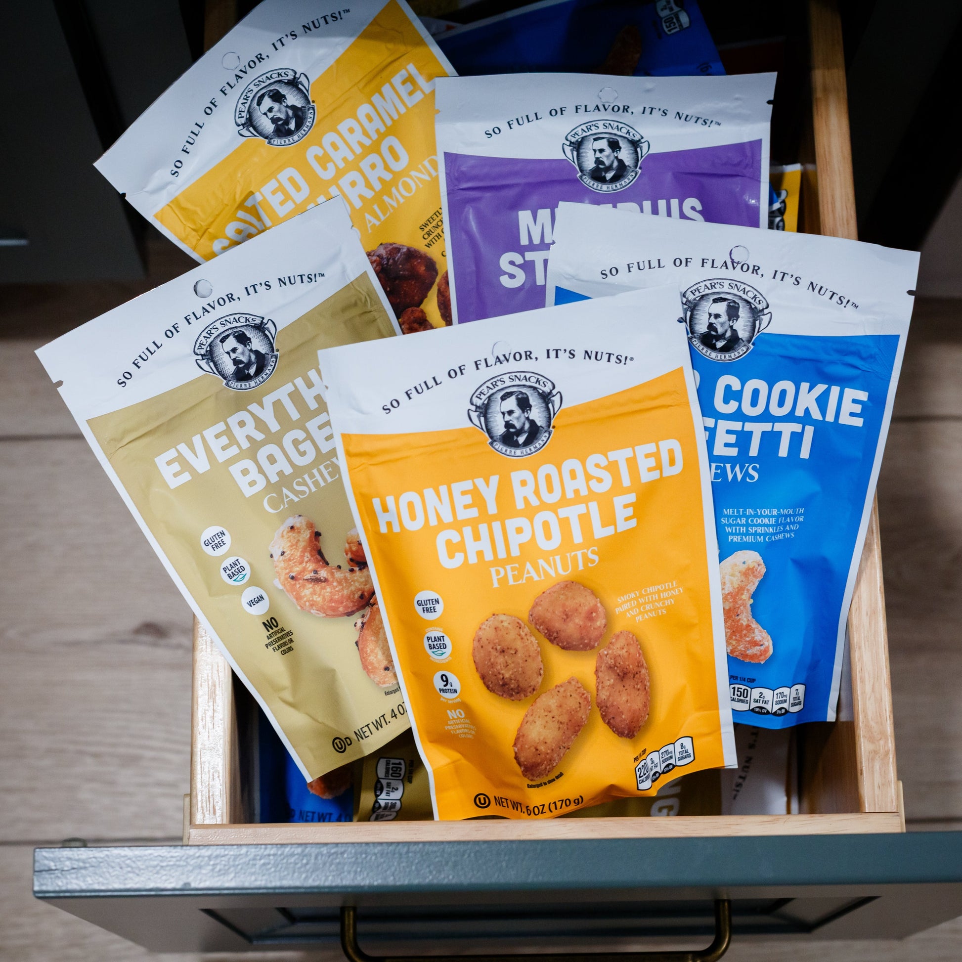 Salted Caramel Churro Inspired Almonds | Pack of 3 | 4.5 oz | Brenmar - BuyNebraska.com ~ Blessings Grow Meadows