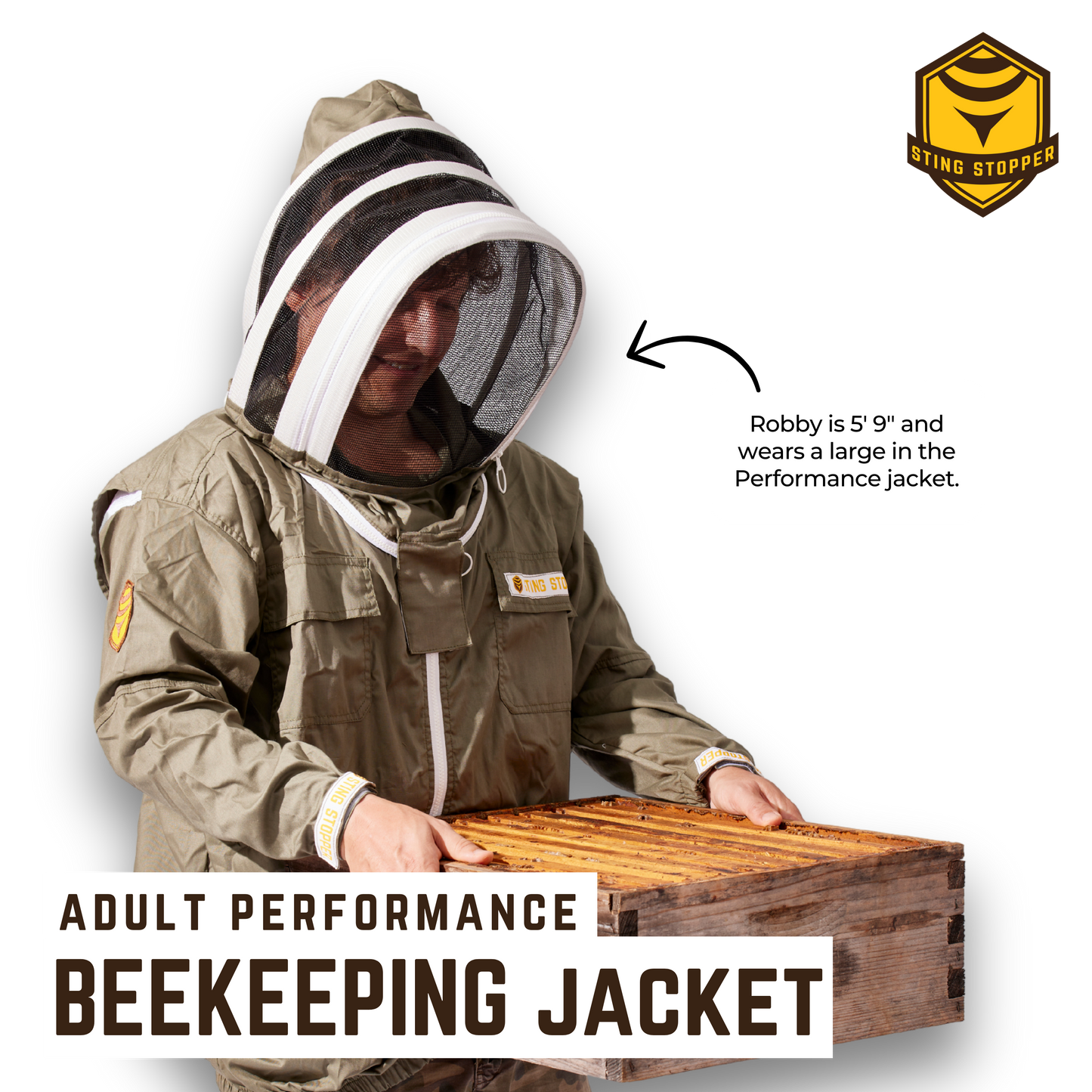 Performance Beekeeping Jacket - Foxhound Bee Company ~ Blessings Grow Meadows