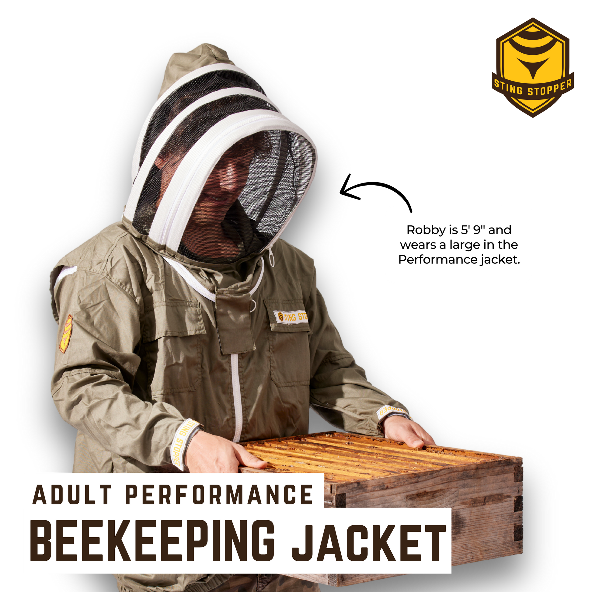 Performance Beekeeping Jacket - Foxhound Bee Company ~ Blessings Grow Meadows