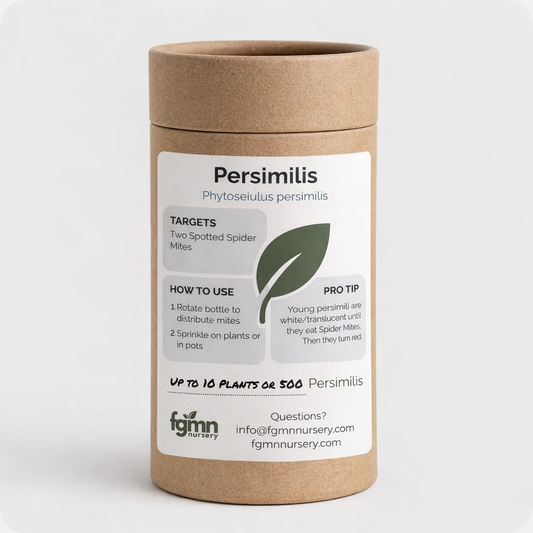 Phytoseiulus persimilis Treatment Bottles - FGMN Nursery ~ Blessings Grow Meadows