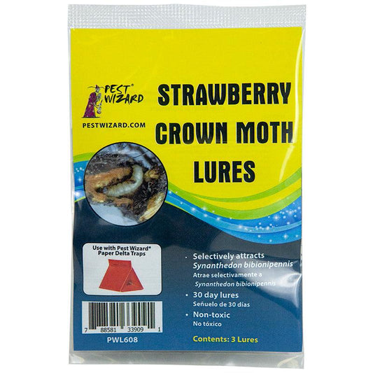 Pest Wizard Strawberry Crown Moth Lure 3-Pack - Blessings Grow Meadows