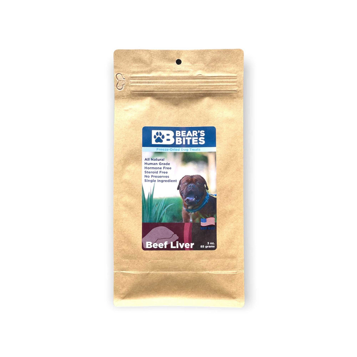 Single Ingredient, Freeze Dried Beef Liver Dog and Cat Treats