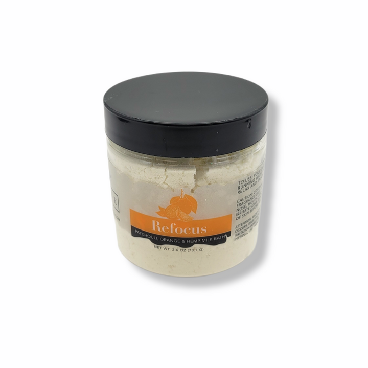 Milk Bath - Refocus (Patchouli, Orange, & Hempseed Oil) Mini