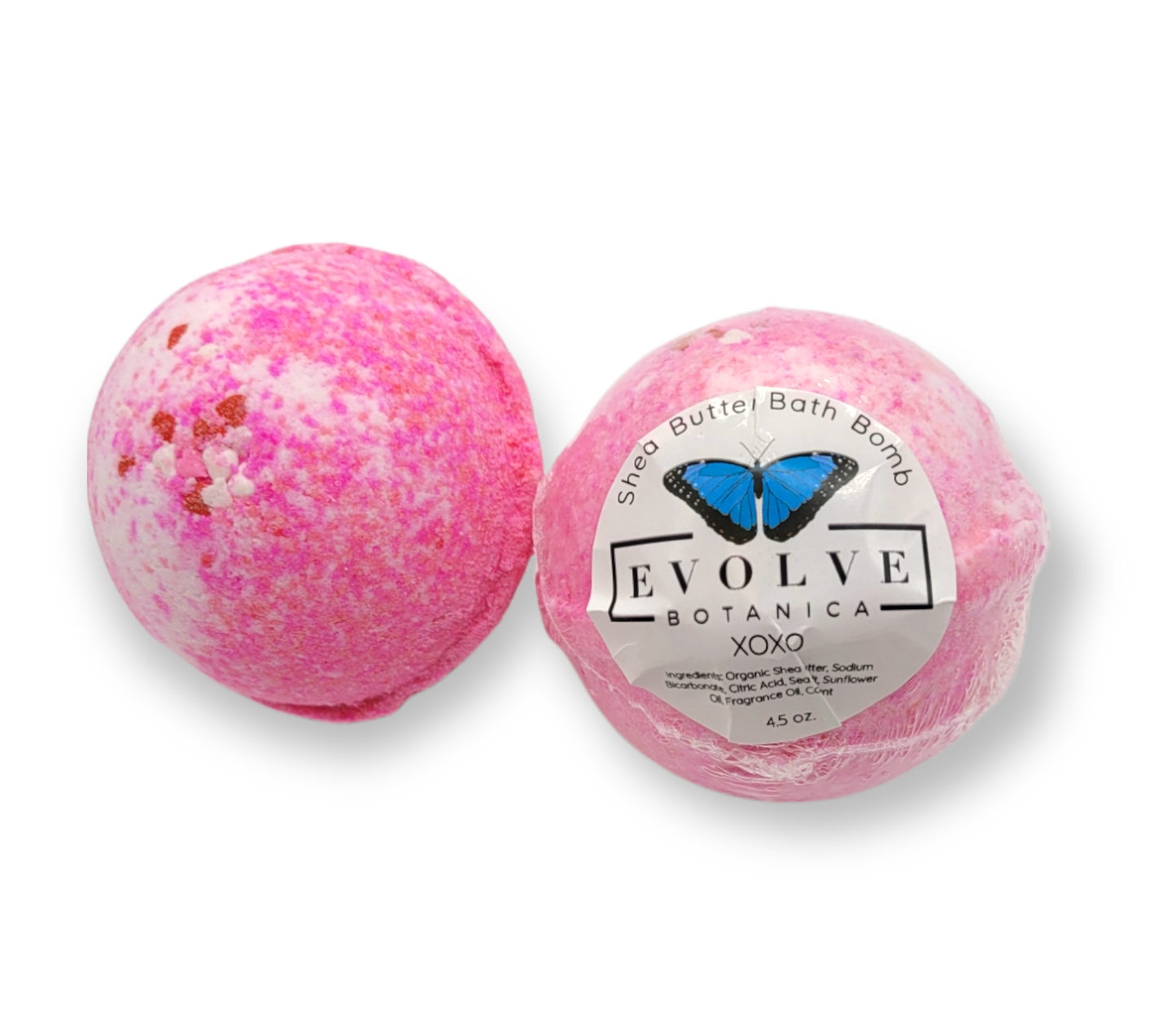 Bath Bomb - XOXO - Evolve Botanica ~ Blessings Grow Meadows