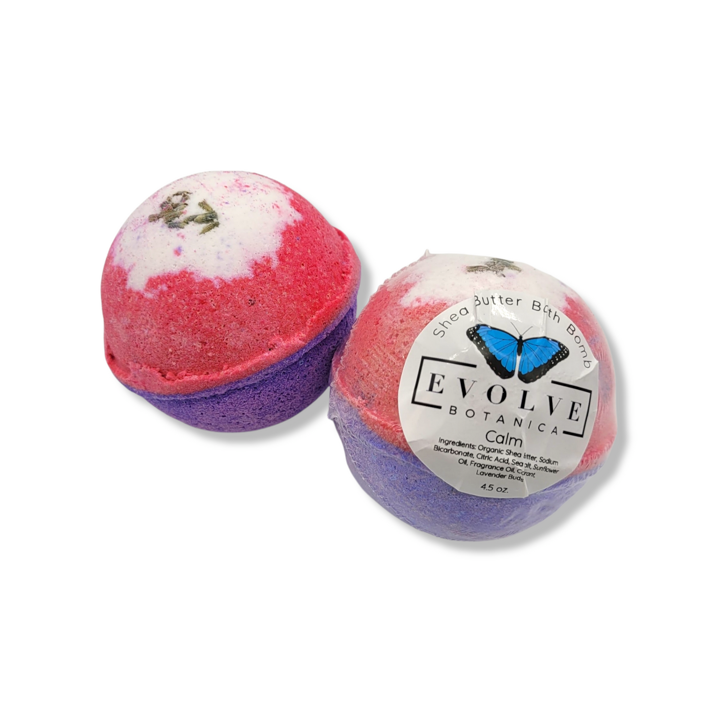 Bath Bomb - Just Calm Down - Evolve Botanica ~ Blessings Grow Meadows