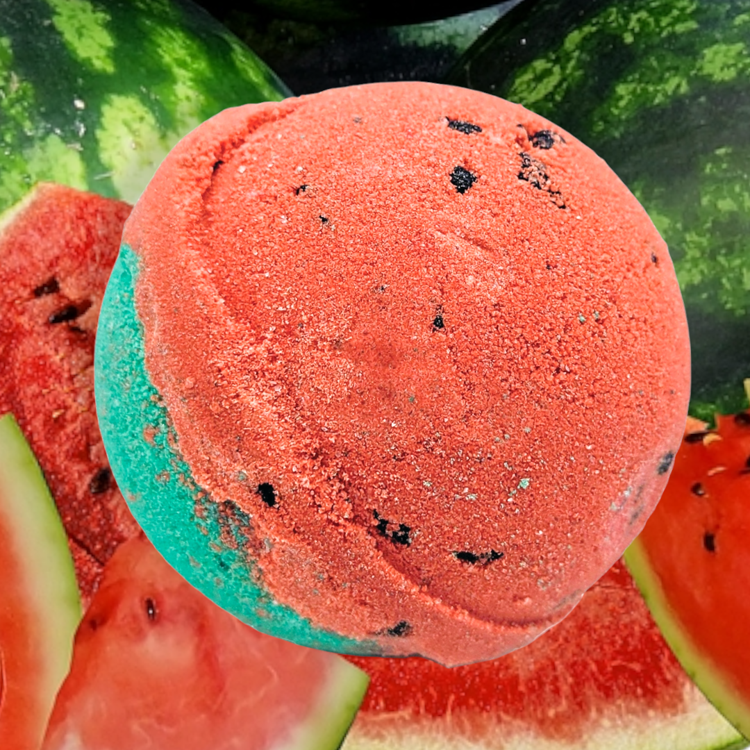 Bath Bomb - Watermelon Sugar - Evolve Botanica ~ Blessings Grow Meadows