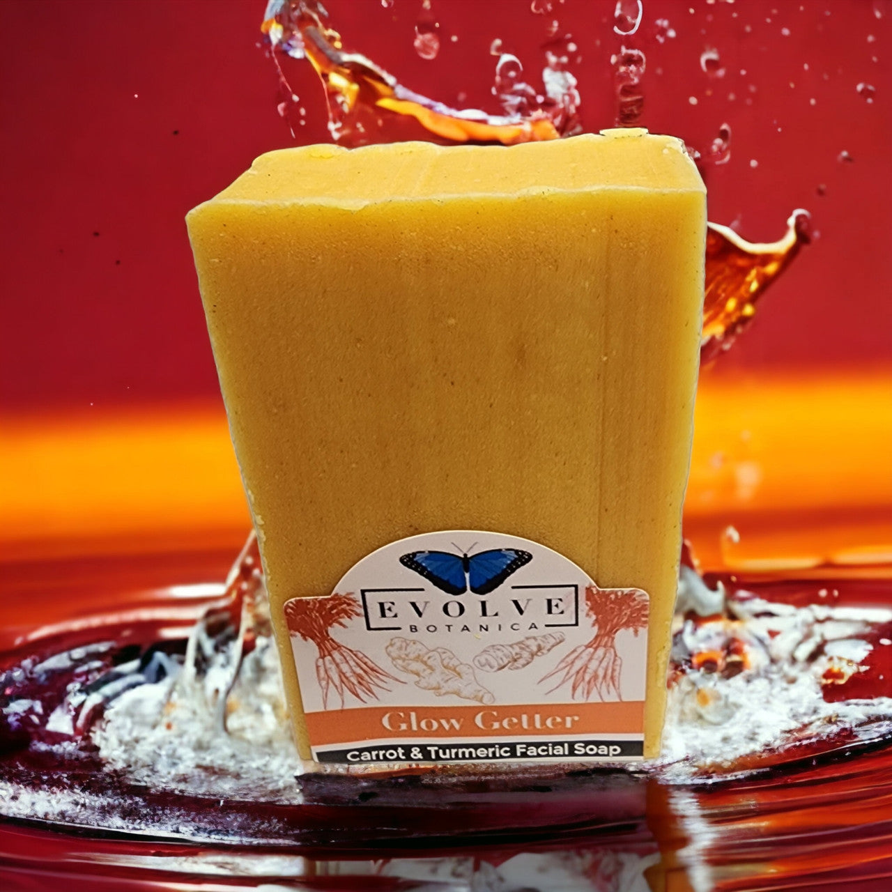 Standard Soap - Glow Getter (Carrot, Turmeric & Honey Facial Soap) - Blessings Grow Meadows