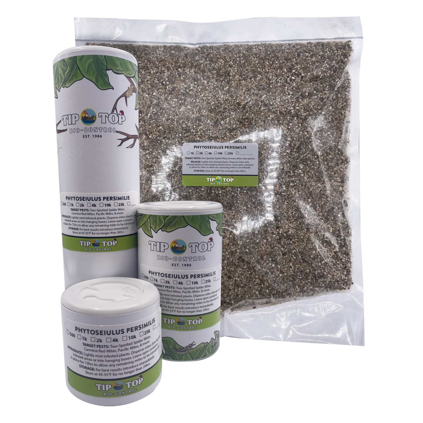 Phytoseiulus persimilis Treatment Bottles - Blessings Grow Meadows -