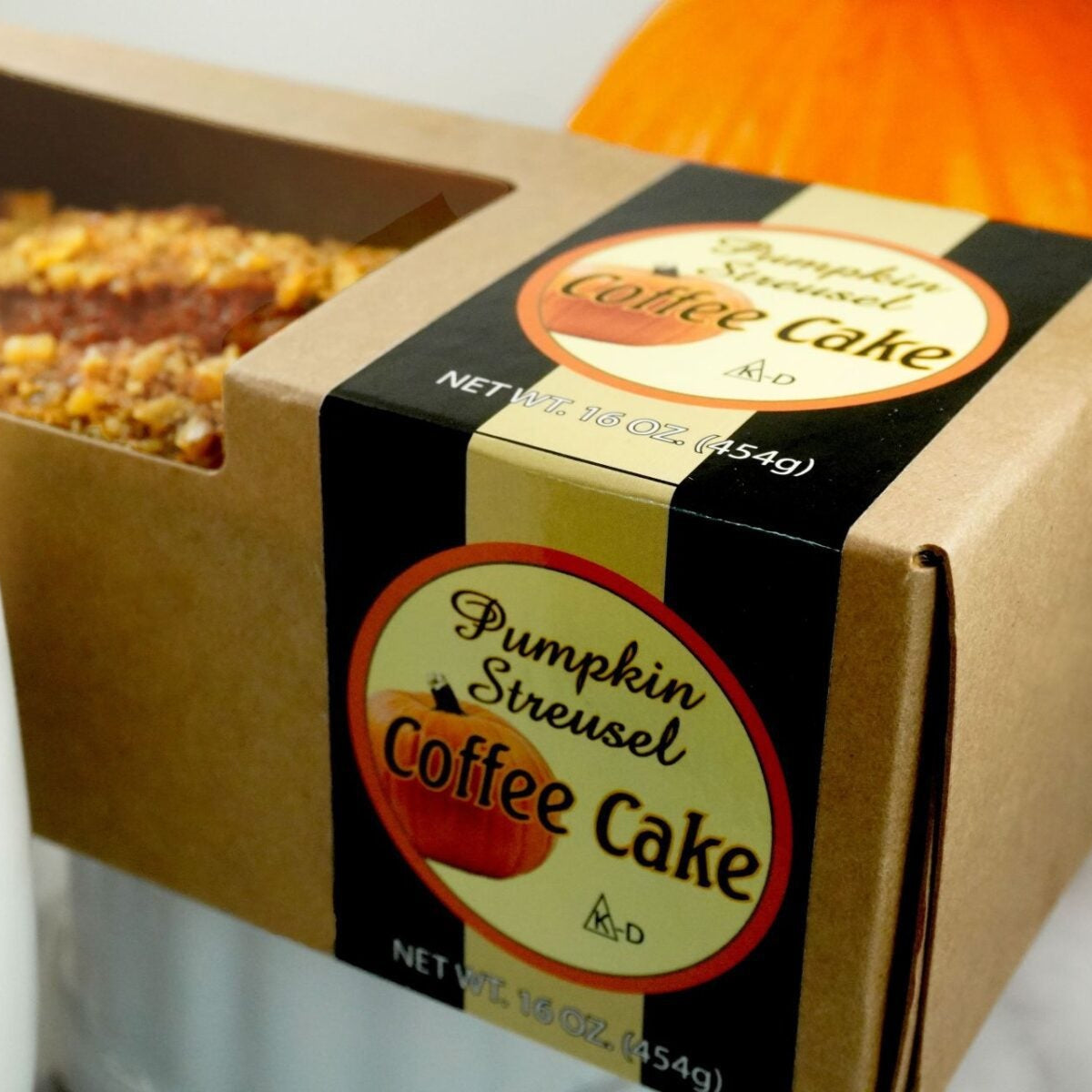 SALE | Pumpkin Streusel Coffee Cake | 16 oz | Beatrice Bakery - BuyNebraska.com ~ Blessings Grow Meadows