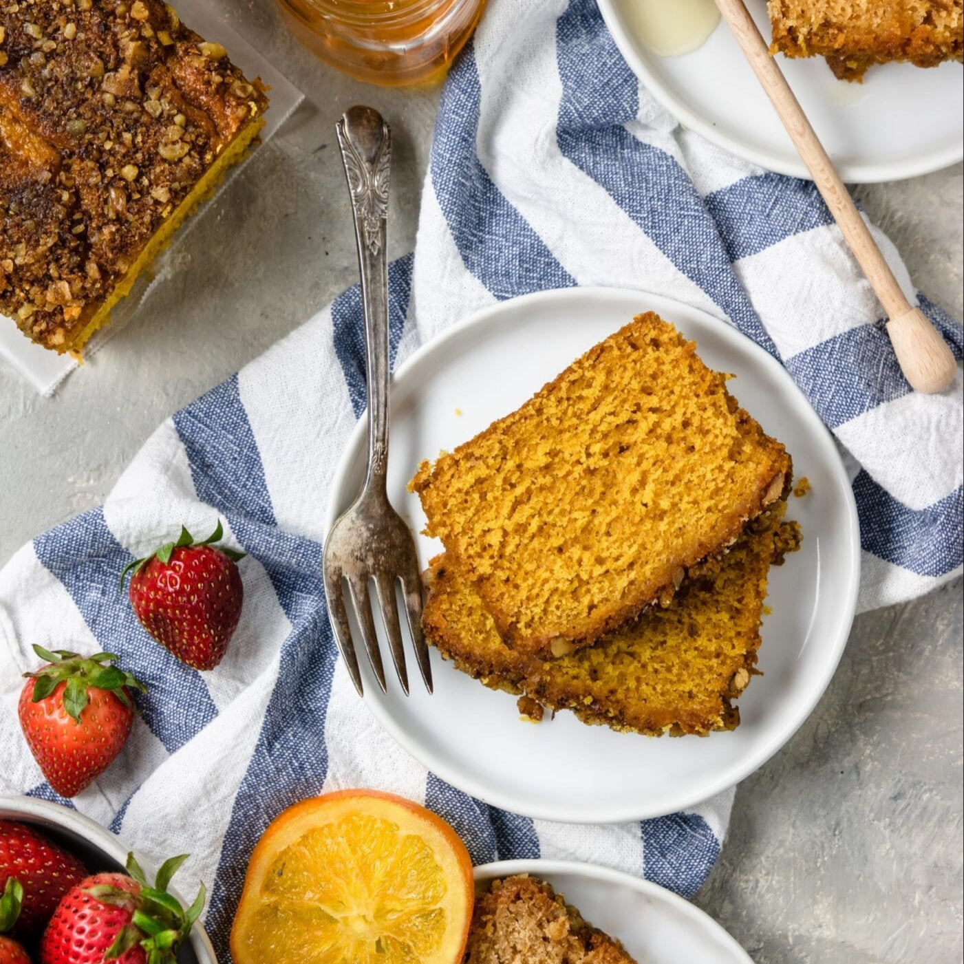 SALE | Pumpkin Streusel Coffee Cake | 16 oz | Beatrice Bakery - BuyNebraska.com ~ Blessings Grow Meadows