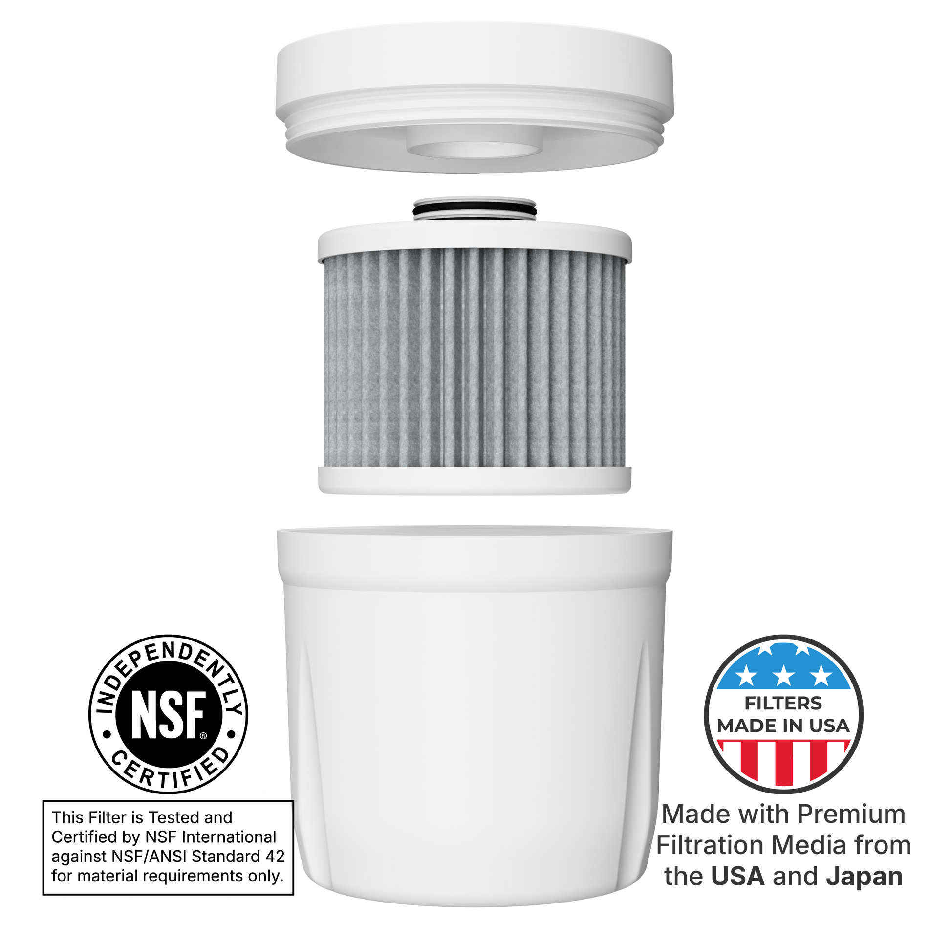 Epic Water Filters USA Pure XP Replacement Filter showing the filter with detailed labeling and packaging in a clear, focused image.