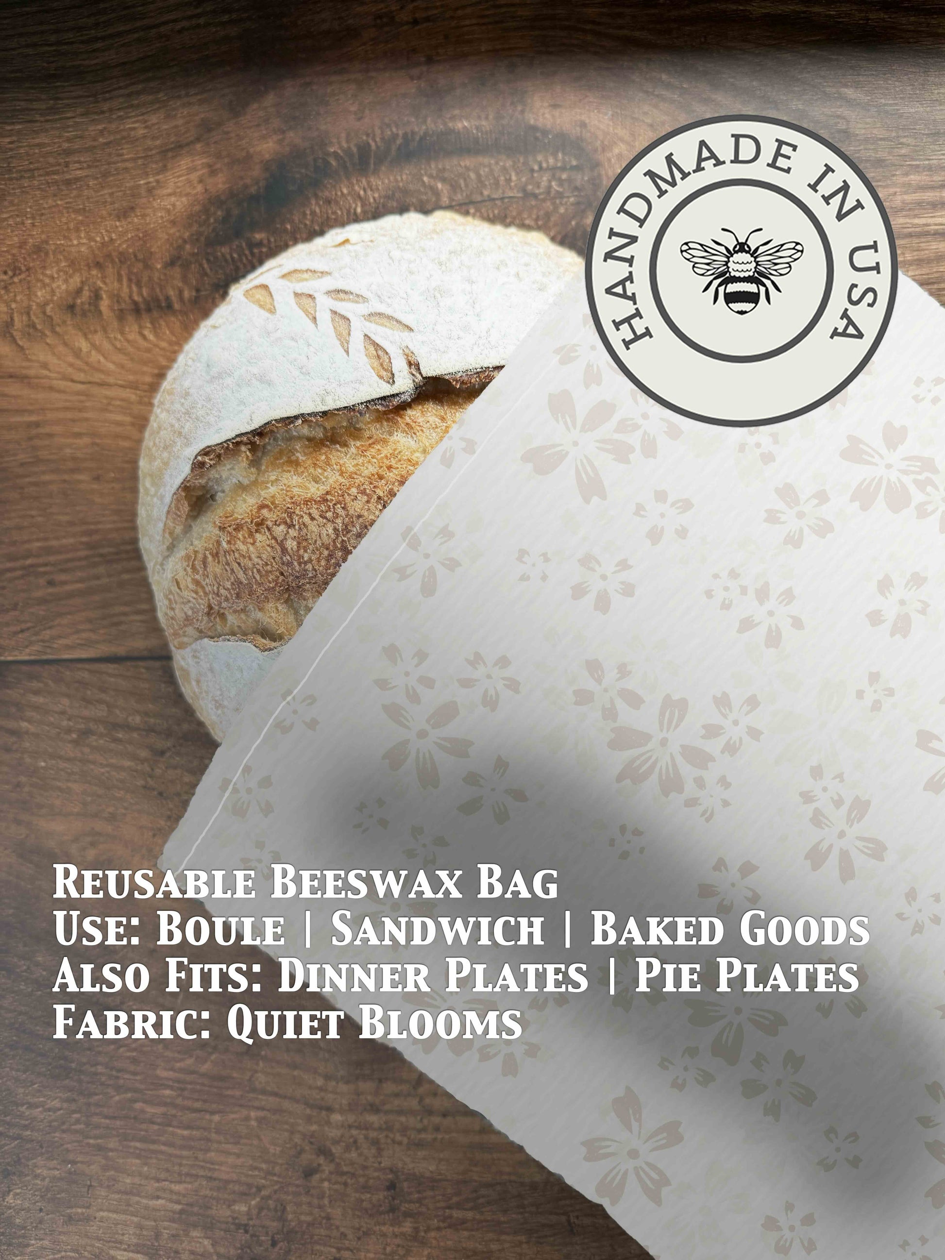 Bread Bag | Beeswaxed - Five Oaks Farm ~ Blessings Grow Meadows