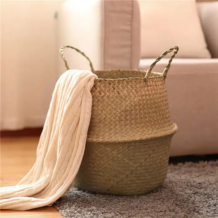 Rattan Woven Garden Basket - Blessings Grow Meadows -