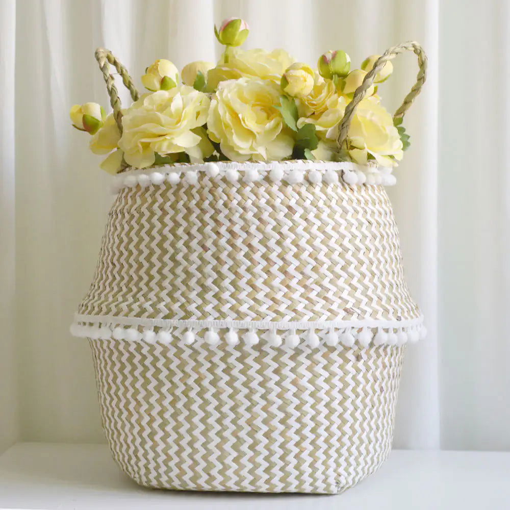 Rattan Woven Garden Basket - Blessings Grow Meadows -