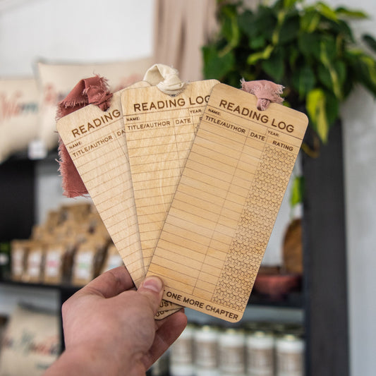 Reading Log Bookmark - Blessings Grow Meadows -