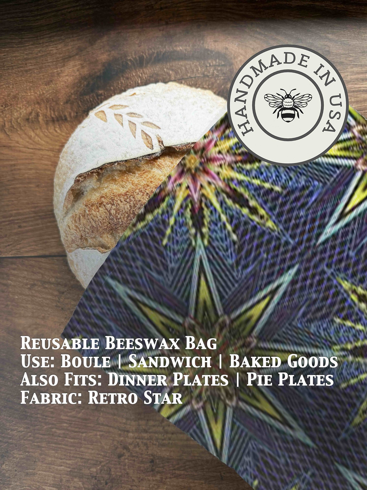 Bread Bag | Beeswaxed - Five Oaks Farm ~ Blessings Grow Meadows