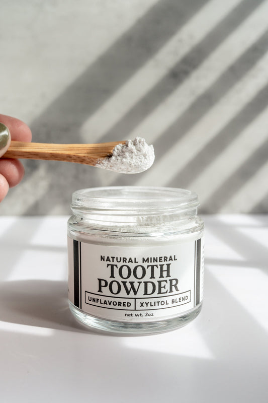 Remineralizing Tooth Powder with Hydroxyapatite + Xylitol