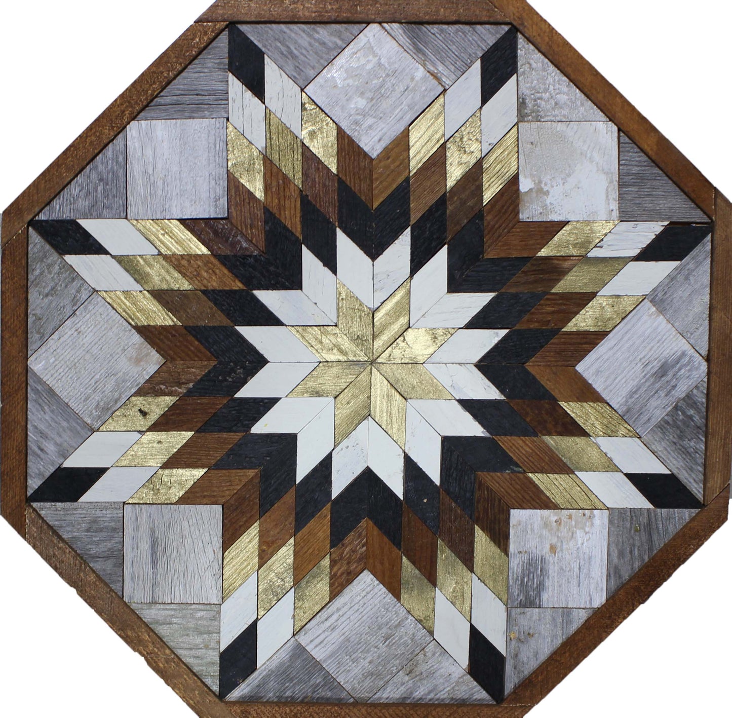 Amish Handmade Barn Quilt - Octagon (20.75 in x 20.75 in x 1 in)