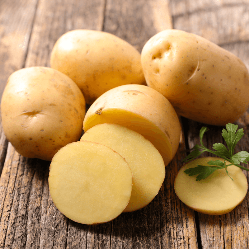 Organic German Butterball Seed Potato (lb) - Blessings Grow Meadows